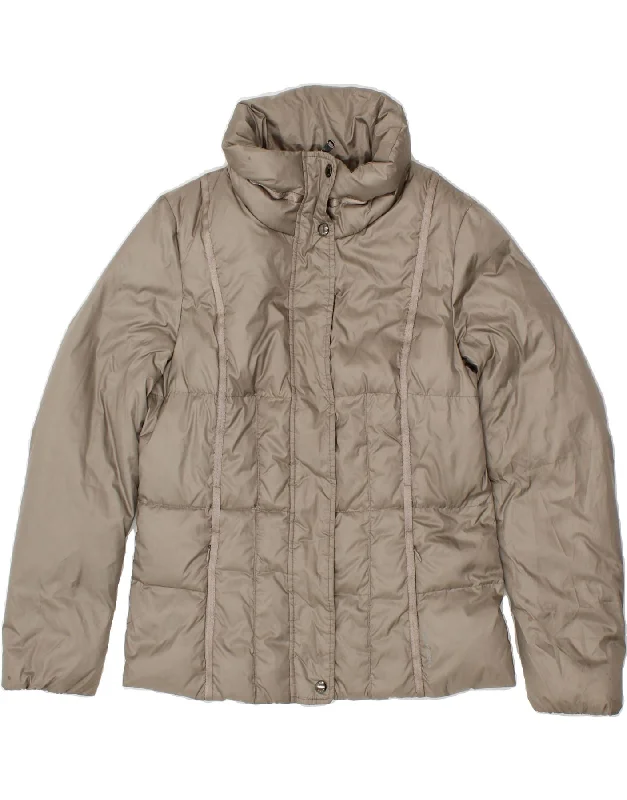 Daily Special GEOX Womens Padded Jacket UK 12 Medium  Grey Polyester