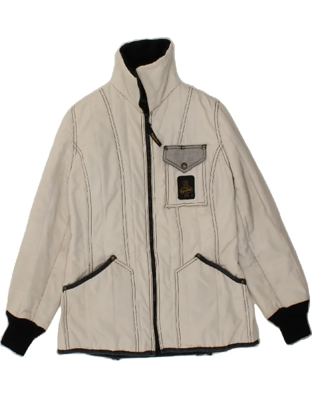 Weekend Specials to Indulge In REFRIGIWEAR Womens Windbreaker Jacket UK 10 Small Off White Weekend Specials to Indulge In REFRIGIWEAR Womens Windbreaker Jacket UK 10 Small Off White
