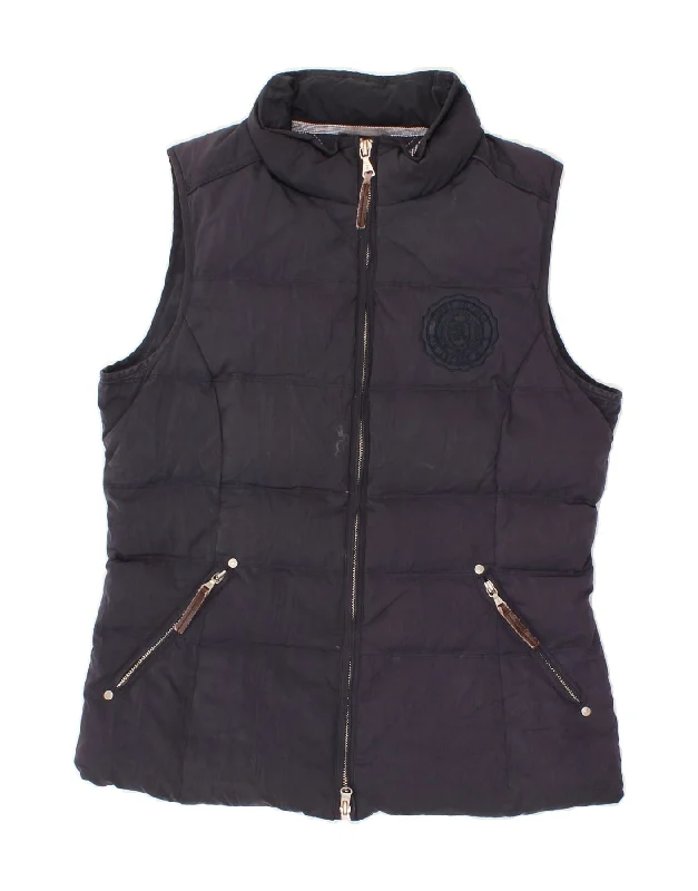 Weekend Discounts to Snag TOMMY HILFIGER Womens Padded Gilet UK 14 Large Navy Blue Cotton Weekend Discounts to Snag TOMMY HILFIGER Womens Padded Gilet UK 14 Large Navy Blue Cotton