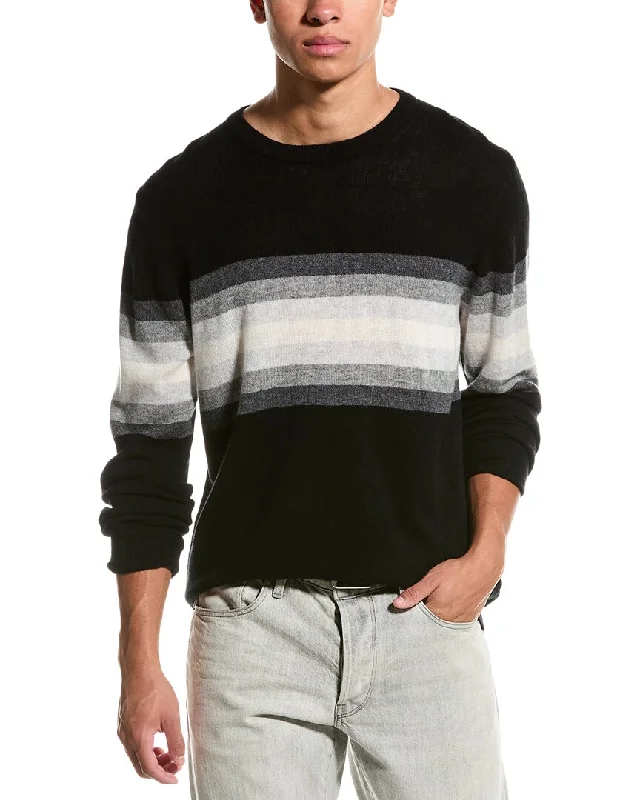 Weekend Deals That Amaze Brodie Cashmere Wool & Cashmere-Blend Blake Stripe Jumper