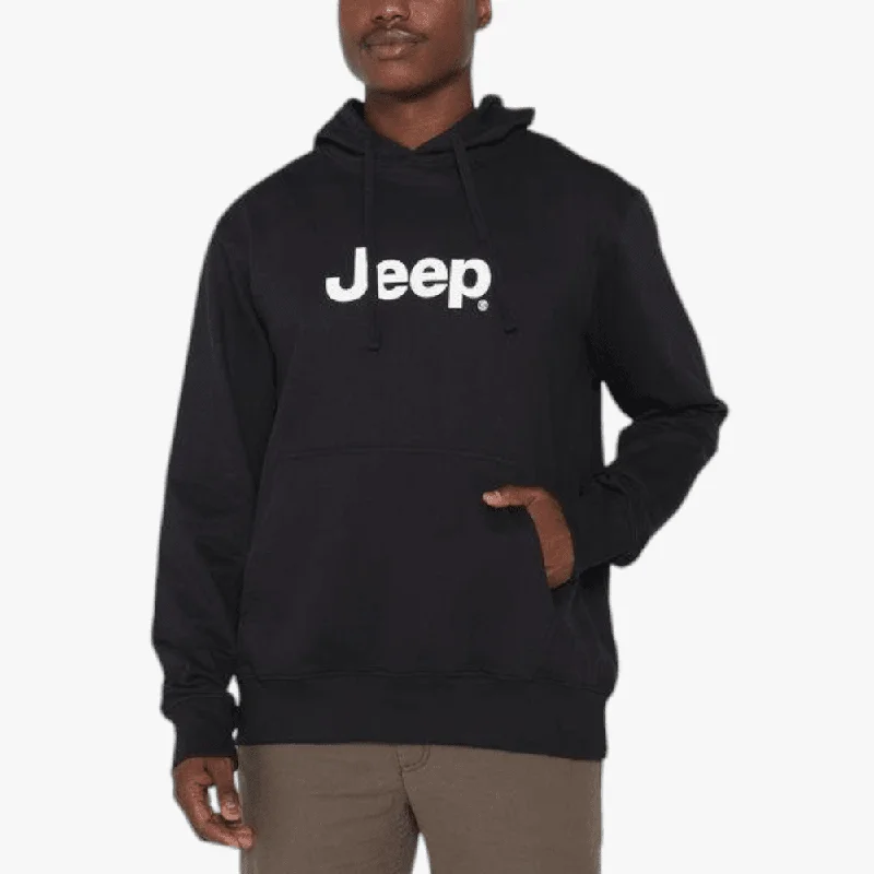 Weekend Shopping Extravaganza Jeep Mens Icon Pullover Hoodie Black