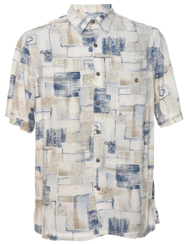 Weekend Offers That Amaze Short Sleeve Hawaiian Shirt - M