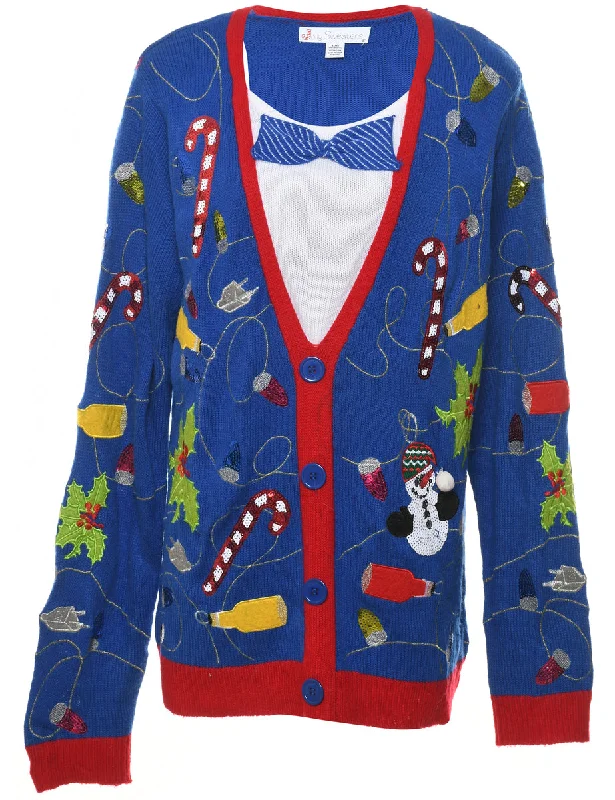 Now Available Snowman Christmas Jumper - L