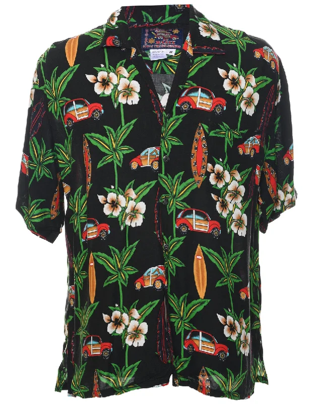 Weekend Discounts to Indulge In Short Sleeve Hawaiian Shirt - M