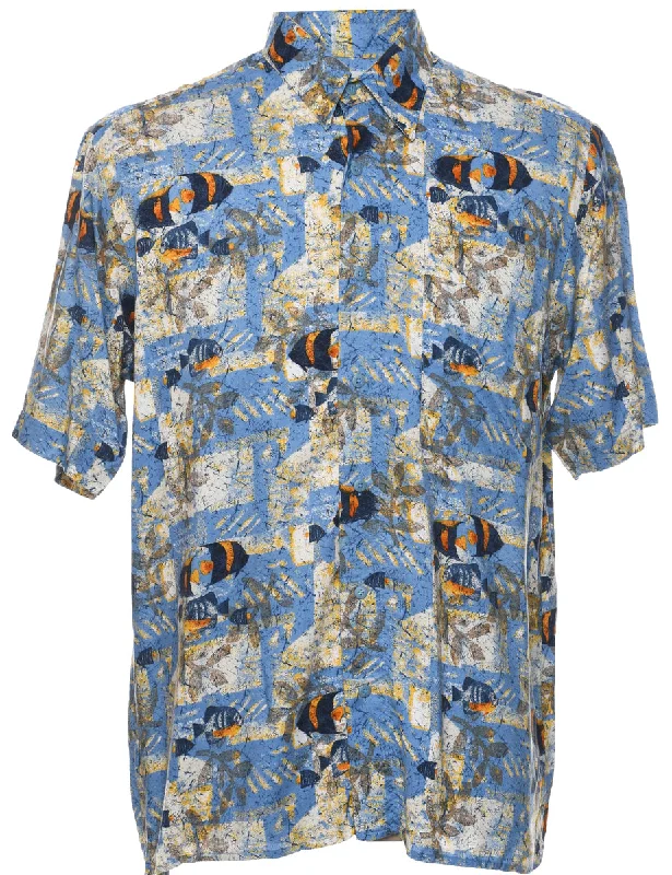 Weekend Deals That Dazzle Short Sleeve Hawaiian Shirt - M