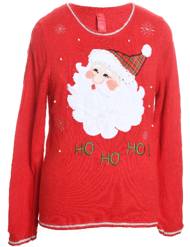 Bonus Offer Santa Claus Christmas Jumper - L
