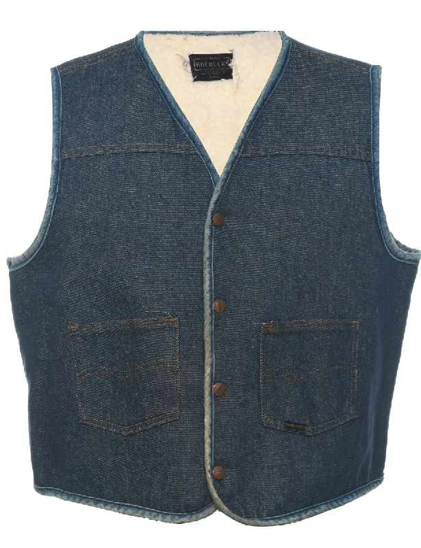 Deep Savings Sears Denim Jacket Vest - L