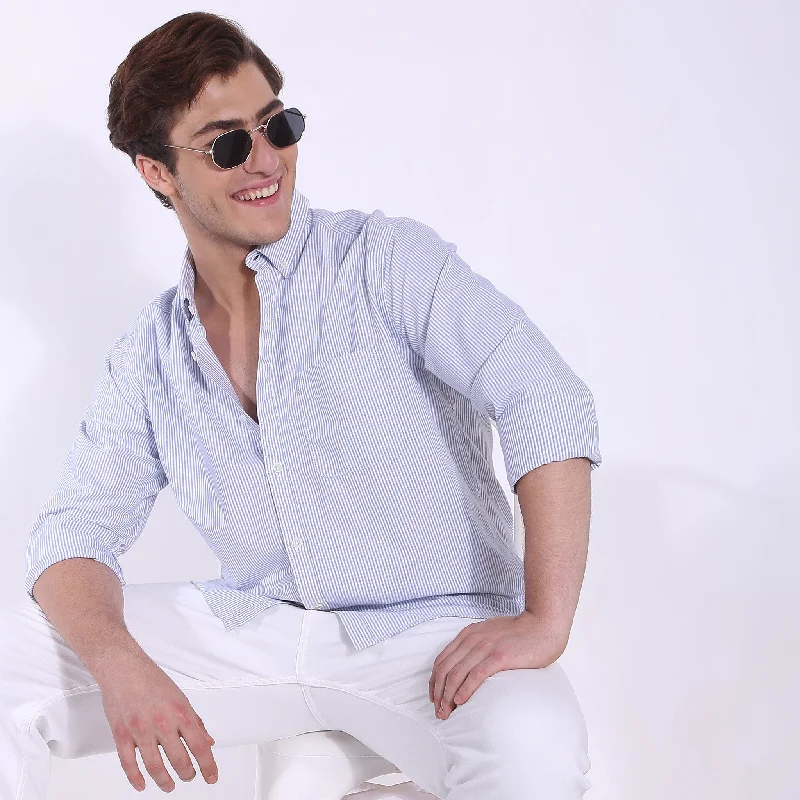 Now or Never Regular Fit Striped Shirt