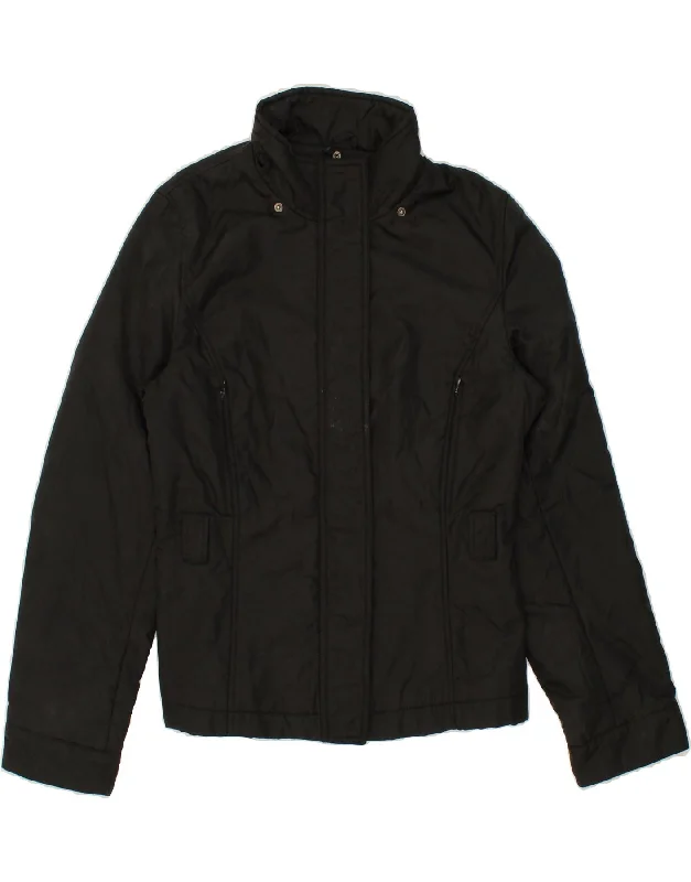 Great Deal BEST COMPANY Womens Windbreaker Jacket UK 14 Large Black Nylon