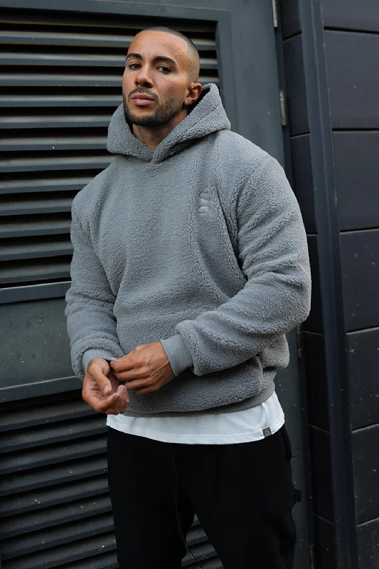 Weekend Offers That Thrill Ikon Borg Hoodie - Grey