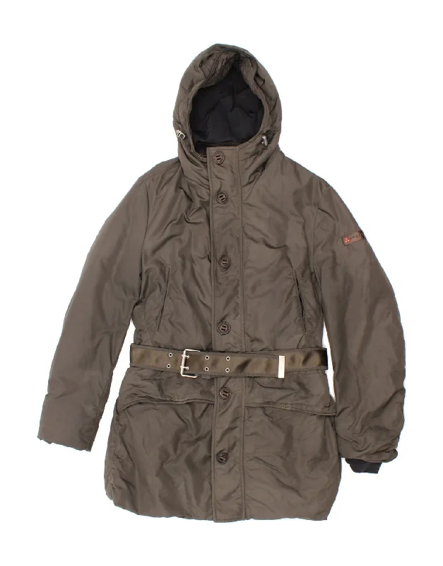 Weekend Offers That Shine PEUTEREY Womens Hooded Windbreaker Coat UK 10 Small Brown Polyamide Weekend Offers That Shine PEUTEREY Womens Hooded Windbreaker Coat UK 10 Small Brown Polyamide