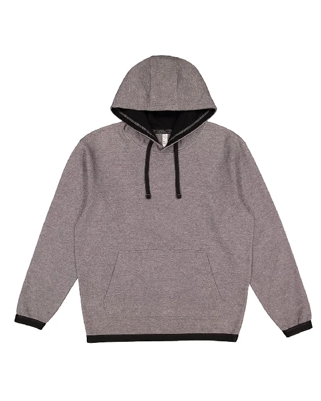 Low Cost LAT Statement Fleece Pullover Hoodie | Granite Hth/ Blk