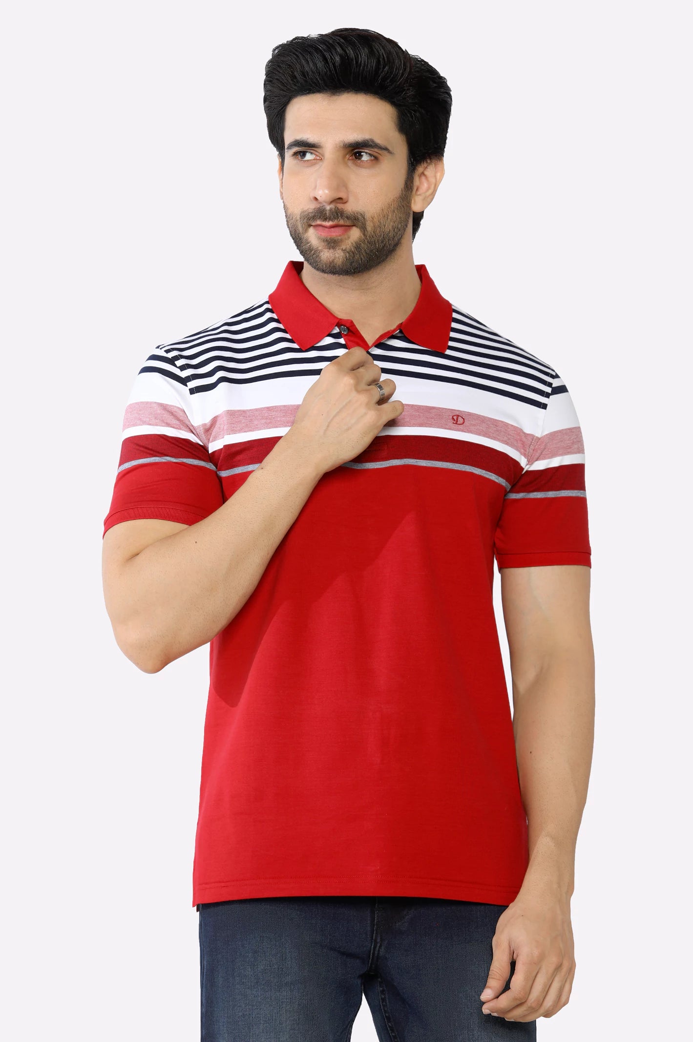 One-Day Only Maroon Yarn Dyed Polo