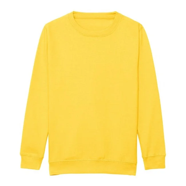 Can't Beat Awdis Just Hoods Kids Awdis Sweatshirt - Sun Yellow
