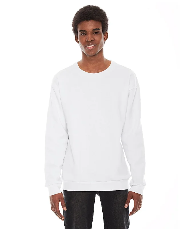 Sale Alert American Apparel Unisex Flex Fleece Drop Shoulder Pullover Crewneck | White Sale Alert American Apparel Unisex Flex Fleece Drop Shoulder Pullover Crewneck | White