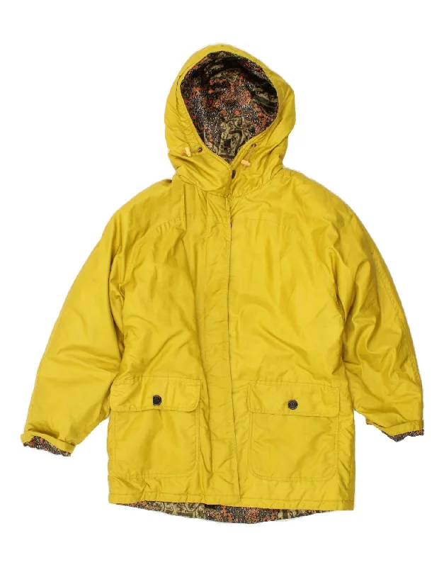 Weekend Deals to Make You Smile VINTAGE Womens Hooded Windbreaker Jacket UK 18 XL Yellow Weekend Deals to Make You Smile VINTAGE Womens Hooded Windbreaker Jacket UK 18 XL Yellow
