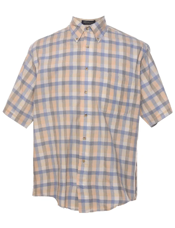 Weekend Discounts to Relish Short Sleeve Checked Shirt - M