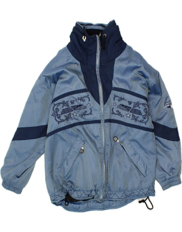Your Weekend, Your Savings KLEPPER Womens Gore-Tex Windbreaker Jacket UK 14 Large Blue Striped Your Weekend, Your Savings KLEPPER Womens Gore-Tex Windbreaker Jacket UK 14 Large Blue Striped