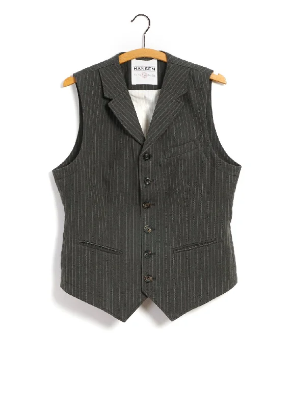 Weekend Savings Spectacular WILLIAM | Lapel Waistcoat | Khaki Pin