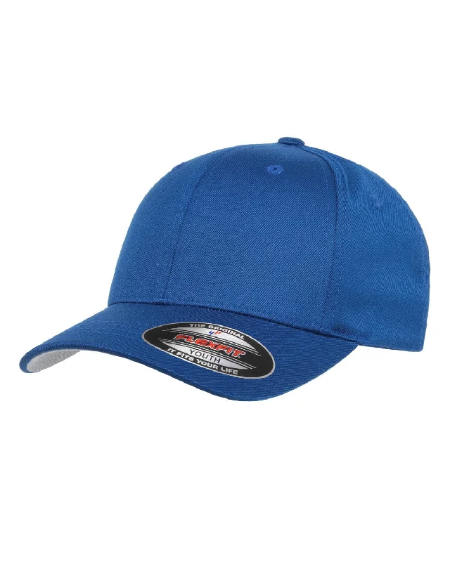 Weekend Deals That Sizzle Yupoong Youth Flexfit Wooly 6-Panel Cap | Royal