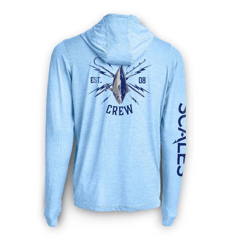 Crazy Savings Blue Gold Hooded Active Performance