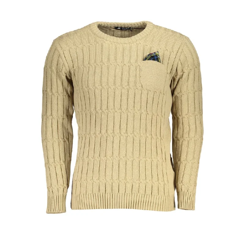 Shop Now U.S. Grand Polo Elegant  Long Sleeve Crew Neck Men's Sweater