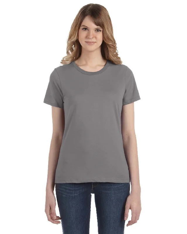 Weekend Savings Extravaganza Anvil Ladies Fashion Fit T-Shirt | Storm Grey