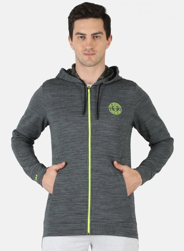 Savings Galore Men Grey Jaquard Sweatshirt
