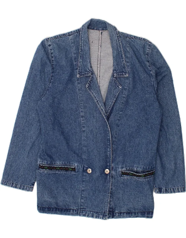 Weekend Specials to Enjoy VINTAGE Womens Denim Jacket UK 16 Large Blue