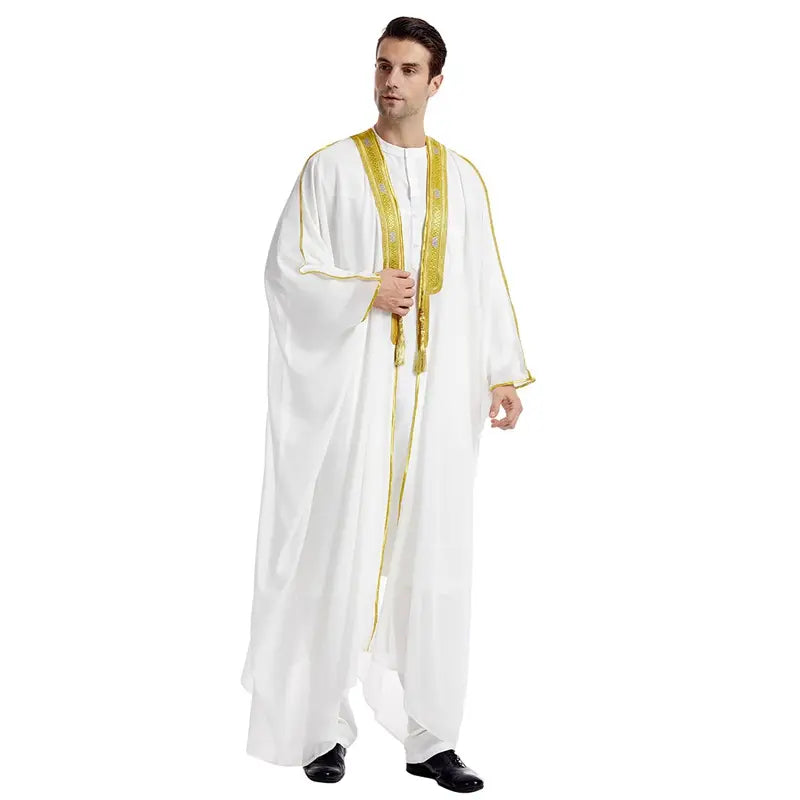 Deal Alert Tassel Embroidery Islamic Muslim Middle East Saudi Arab Men Bisht