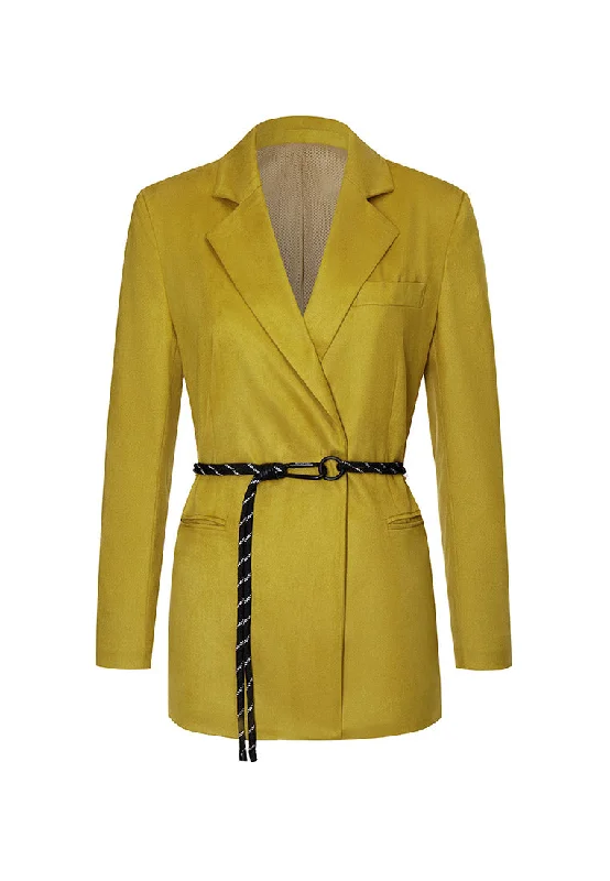 Celebrate the Weekend with Discounts Sienna Belted Cotton Blazer 3.0
