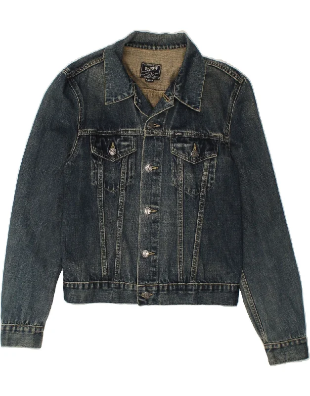 Weekend Deals That Impress GAS Womens Denim Jacket UK 14 Medium Blue Cotton