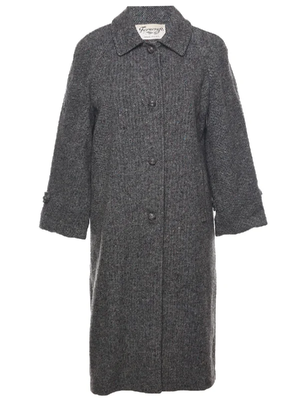 Early Bird Single Breasted Wool Coat - M