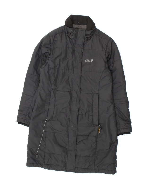 Weekend Savings Fiesta JACK WOLFSKIN Womens Windbreaker Coat UK 10 Small Black Polyester Weekend Savings Fiesta JACK WOLFSKIN Womens Windbreaker Coat UK 10 Small Black Polyester