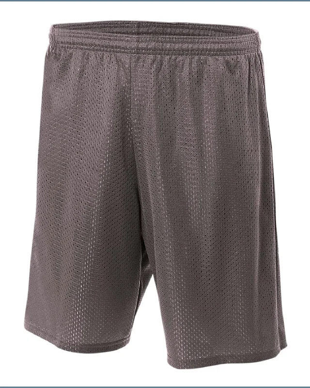 Exclusive Deal A4 Adult Nine Inch Inseam Mesh Shorts | Graphite