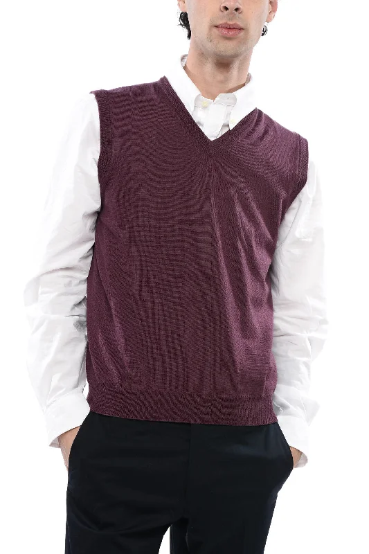 Weekend Offers That Excite Corneliani Knitted V-Neckline Vest