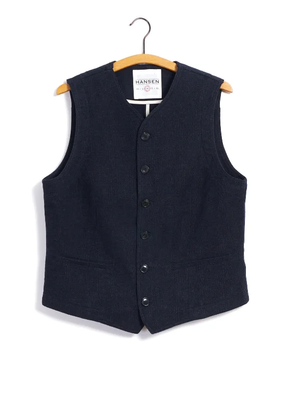 Weekend Specials to Enjoy KAJ | Casual Waistcoat | Broken Blue