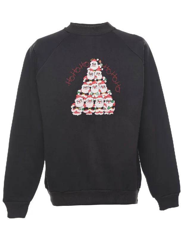 Weekend Discounts You Deserve Santa Claus Christmas Sweatshirt - M