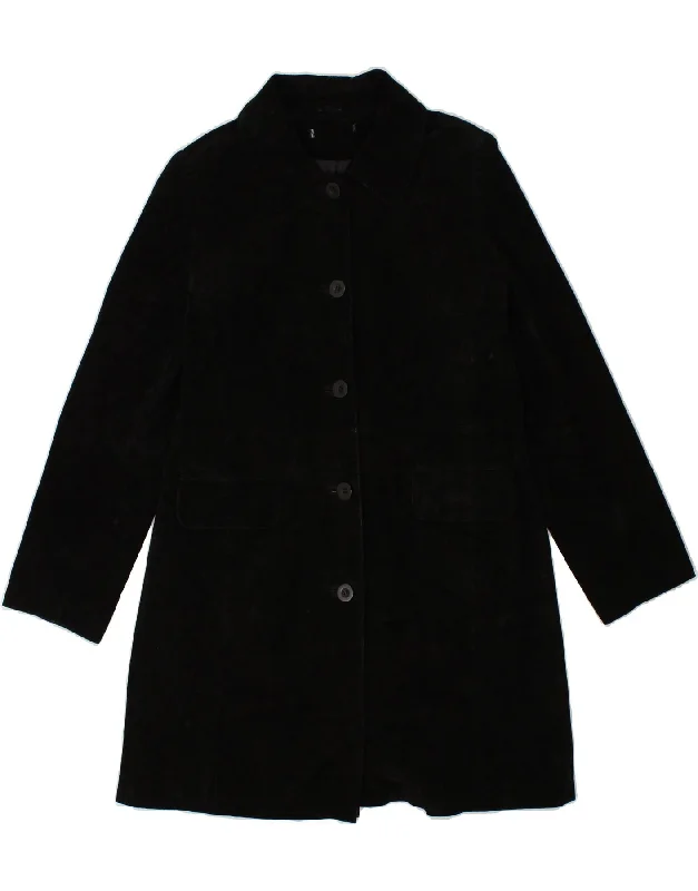 Weekend Savings Spectacle VINTAGE Womens Leather Coat UK 12 Medium Black