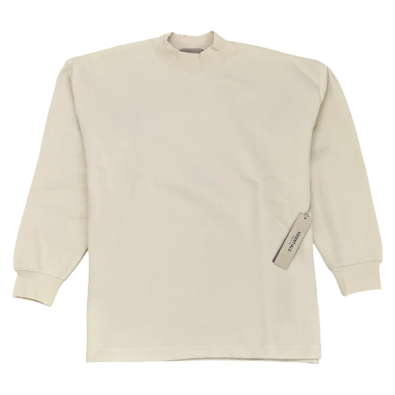 Don't Miss Out Men's Logo Jumper Cream Size L