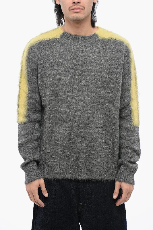 Weekend Bargains to Love Jil Sander Contrasting Bands Wool Sweater