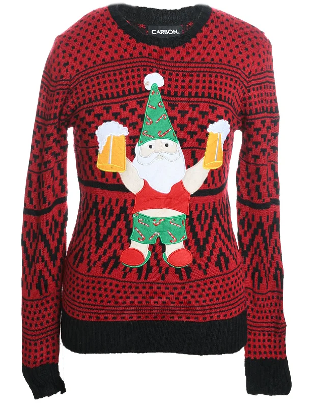 Low Price Santa Claus Christmas Jumper - S
