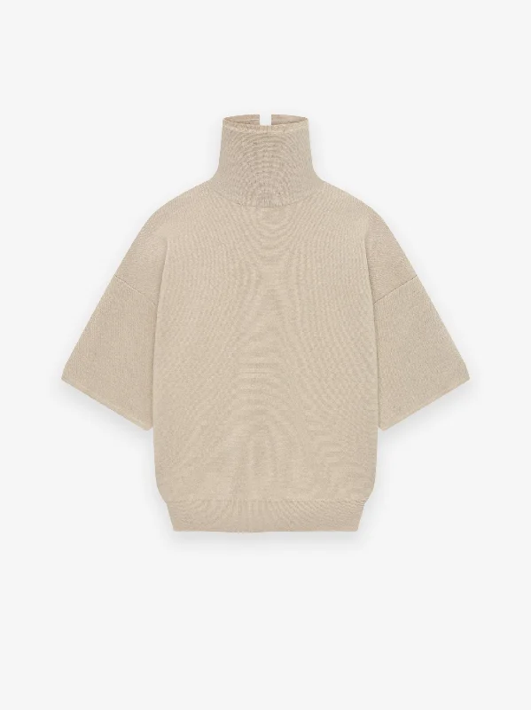 Lowest Rates Merino Knit High Neck Tee