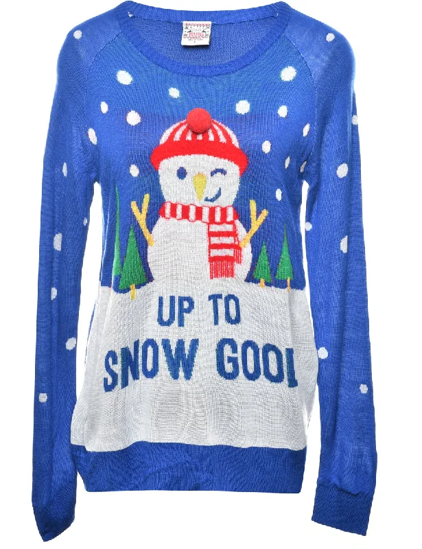 Great Bargain Snowman Christmas Jumper - L