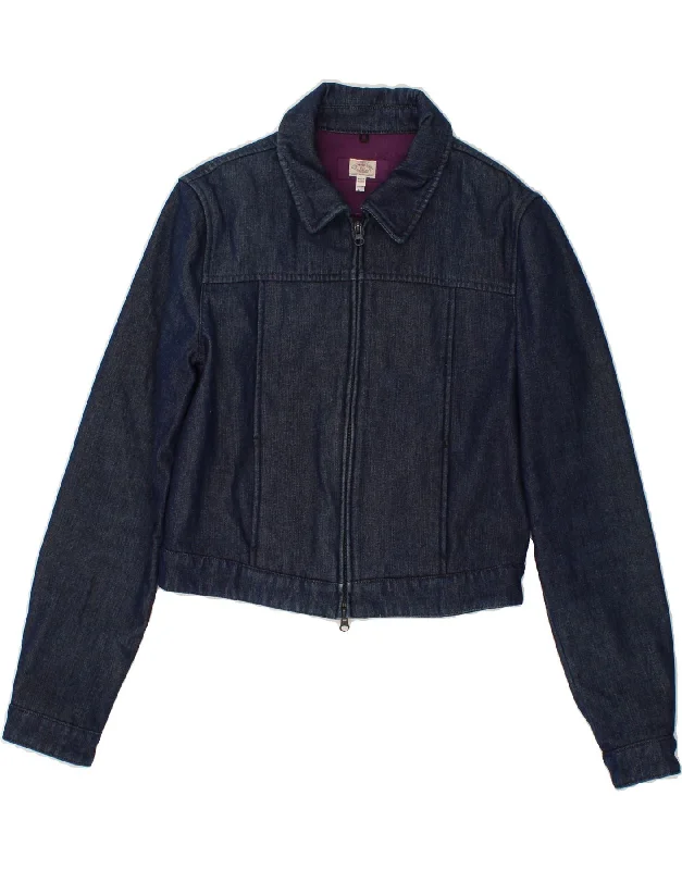 Sale Event ARMANI JEANS Womens Denim Jacket UK 16 Large Navy Blue Cotton