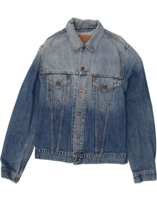 Weekend Discounts Worth Grabbing LEVI'S Womens Denim Jacket UK 18 XL Blue Cotton