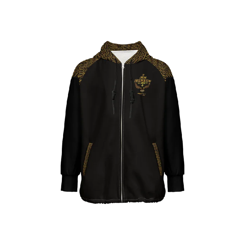 Super Sale BREWZ Elected Men’s Designer Relaxed Fit Drop Shoulder Full Zip Hoodie