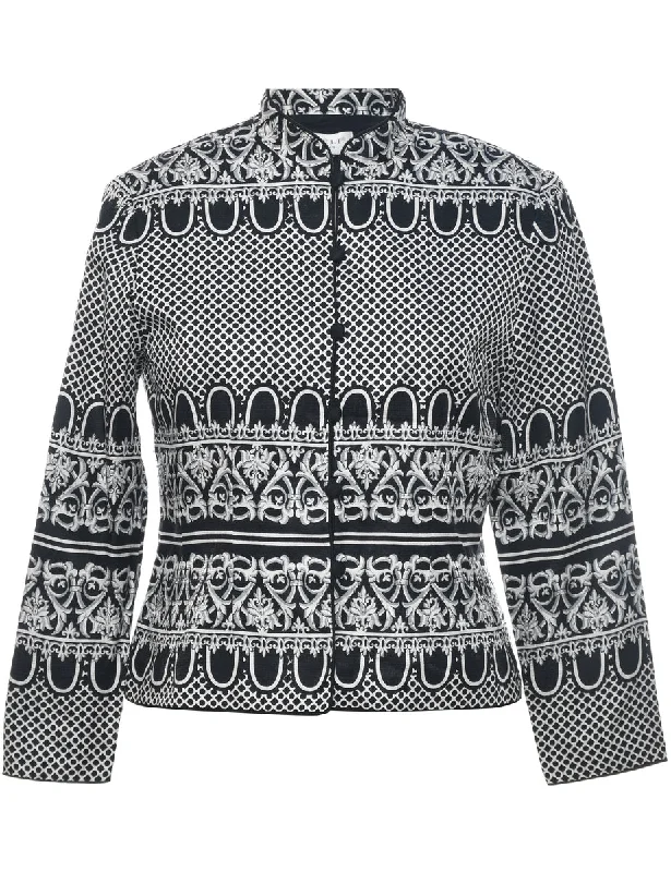 Instant Savings Silk Beaded Jacket - M