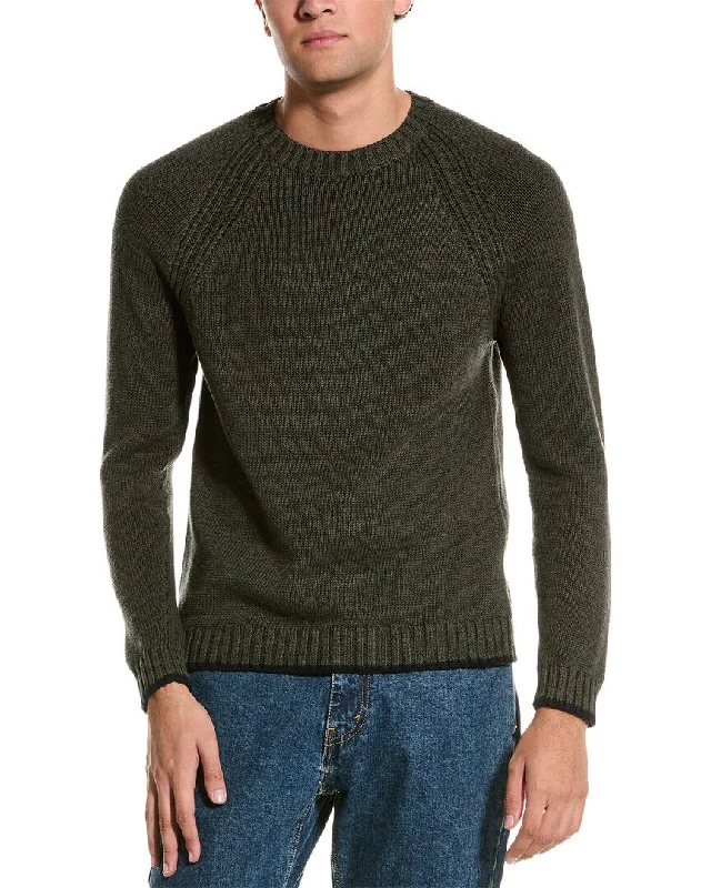 Closeout Deal Autumn Cashmere Raglan Crewneck Sweater