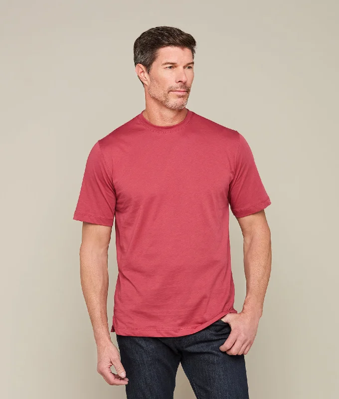 Early Access Lucchese Pima Cotton Tee :: Red